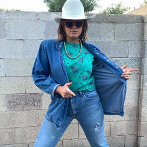 80s Denim Blazer